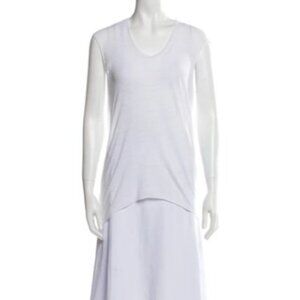 Helmut Lang Cowl Back Tank Top Sleeveless Scoop Neck Lightweight Extra Long